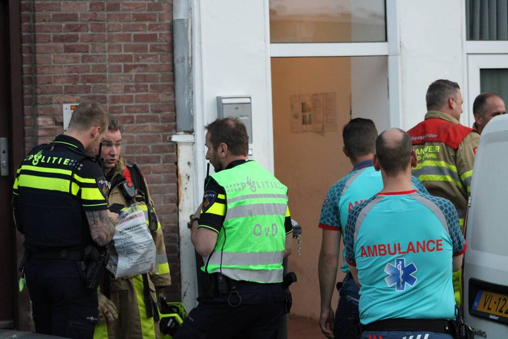Woning vol rook door brand