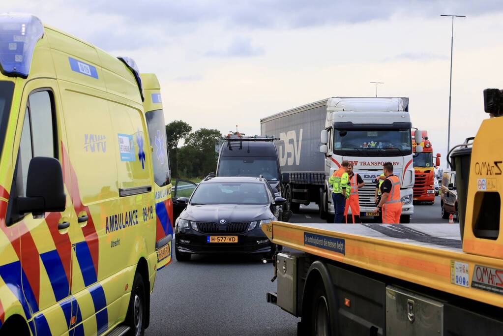 Meerdere gewonden en verkeersinfarct door ongeval