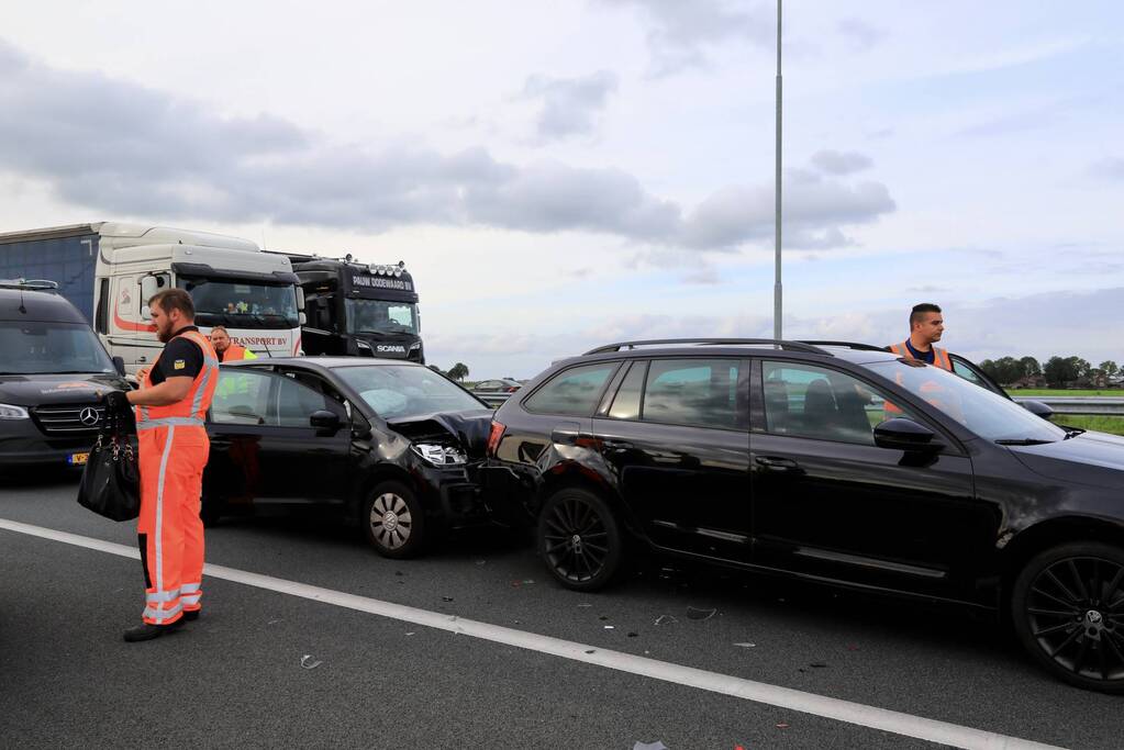 Meerdere gewonden en verkeersinfarct door ongeval