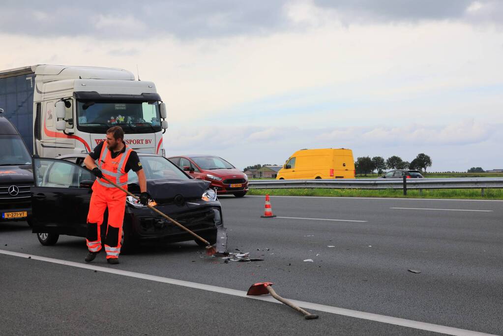 Meerdere gewonden en verkeersinfarct door ongeval