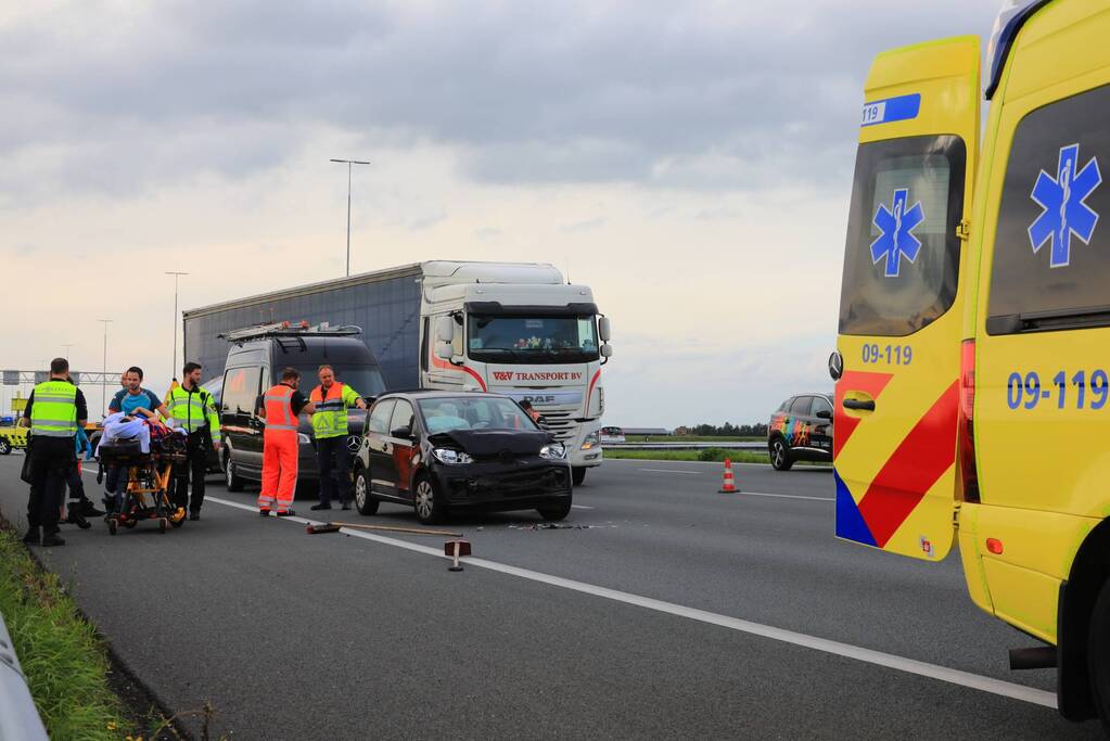 Meerdere gewonden en verkeersinfarct door ongeval