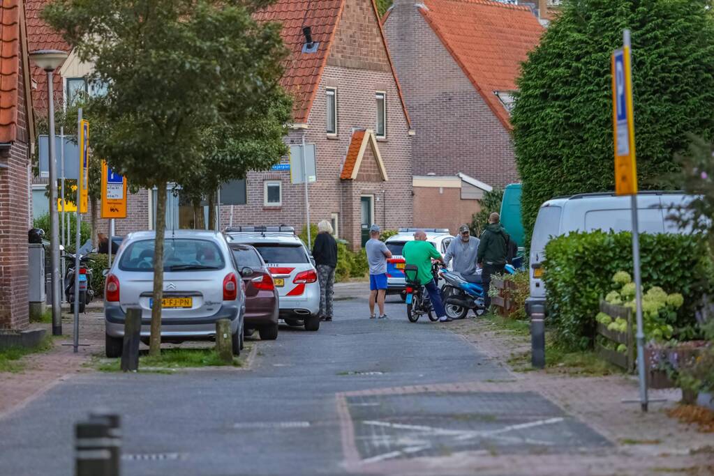 Grote politieopkomst door incident