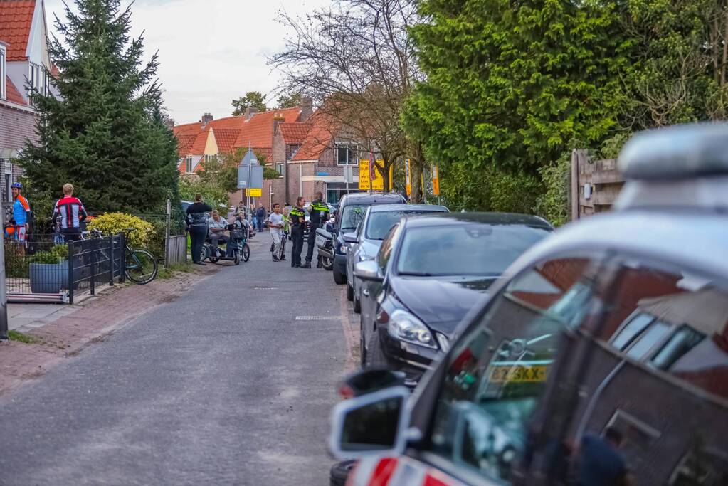 Grote politieopkomst door incident
