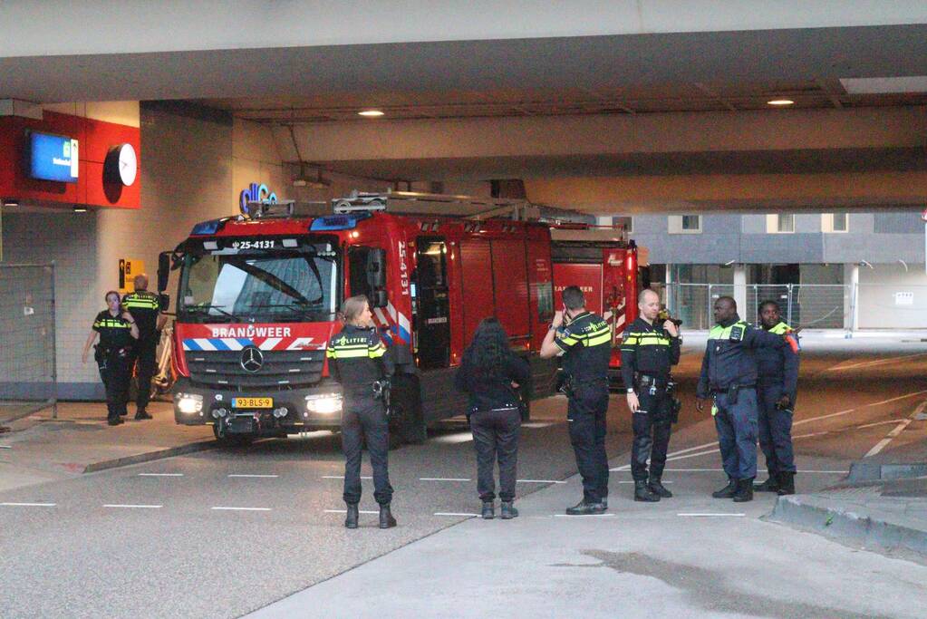 Brand in stationsgebouw snel geblust