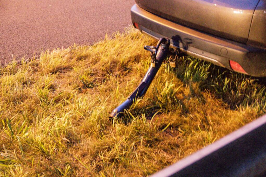 As van aanhanger breekt af