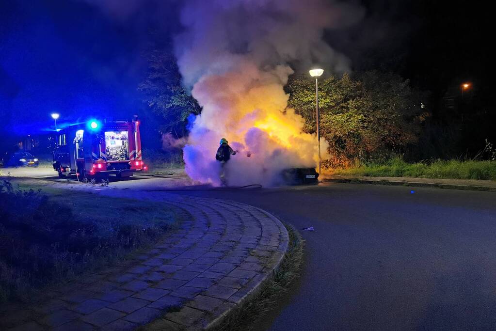Meerdere voertuigen in brand