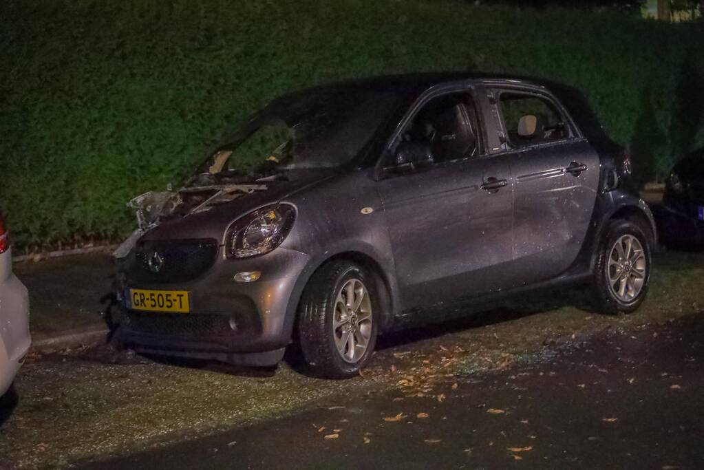 Meerdere voertuigen in brand