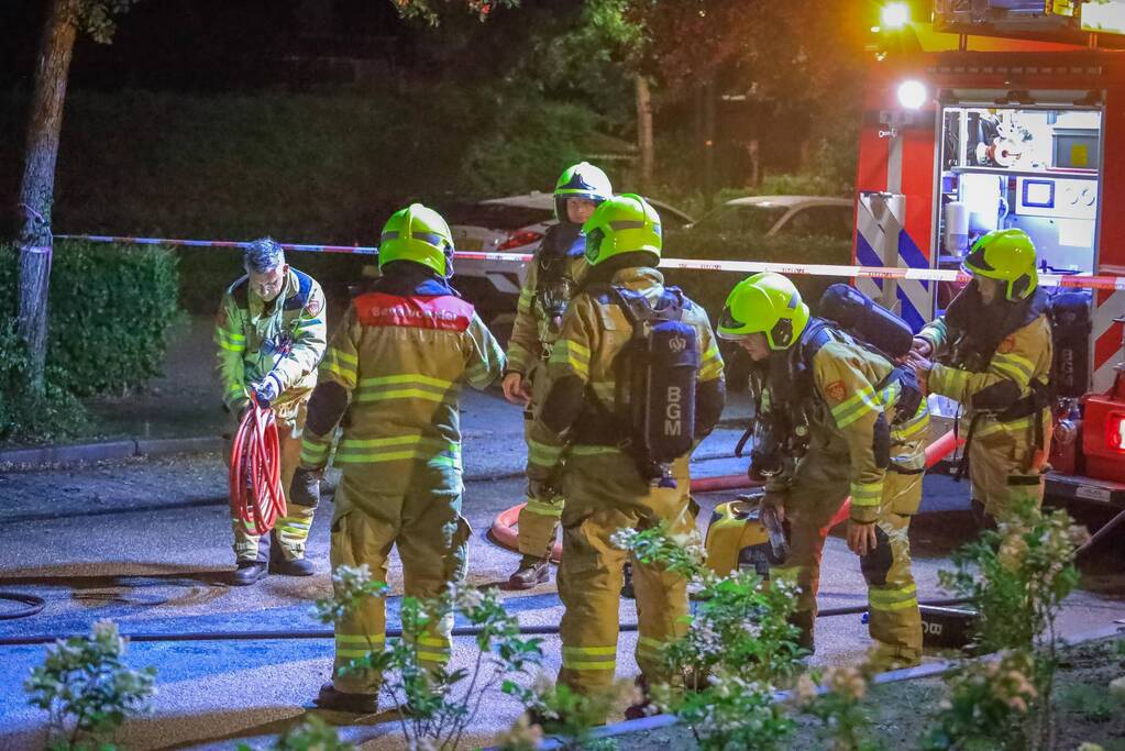 Meerdere voertuigen in brand