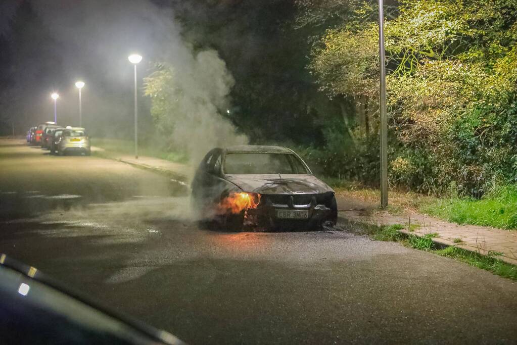 Meerdere voertuigen in brand