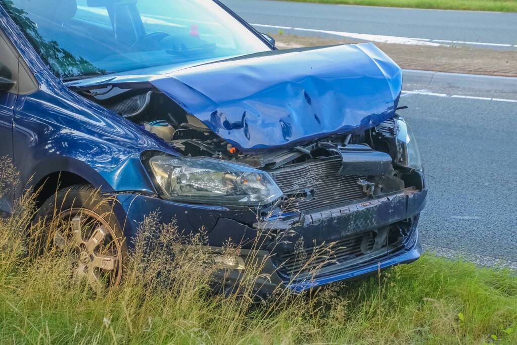 Schade bij kop-staart botsing