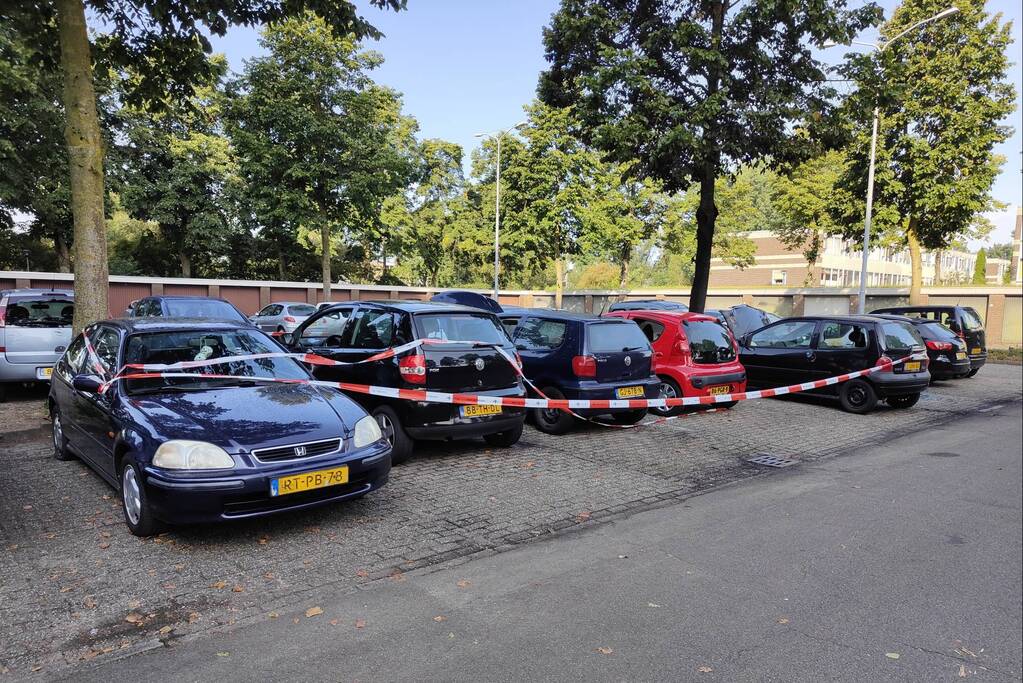 Enorme schade bij forse autobranden