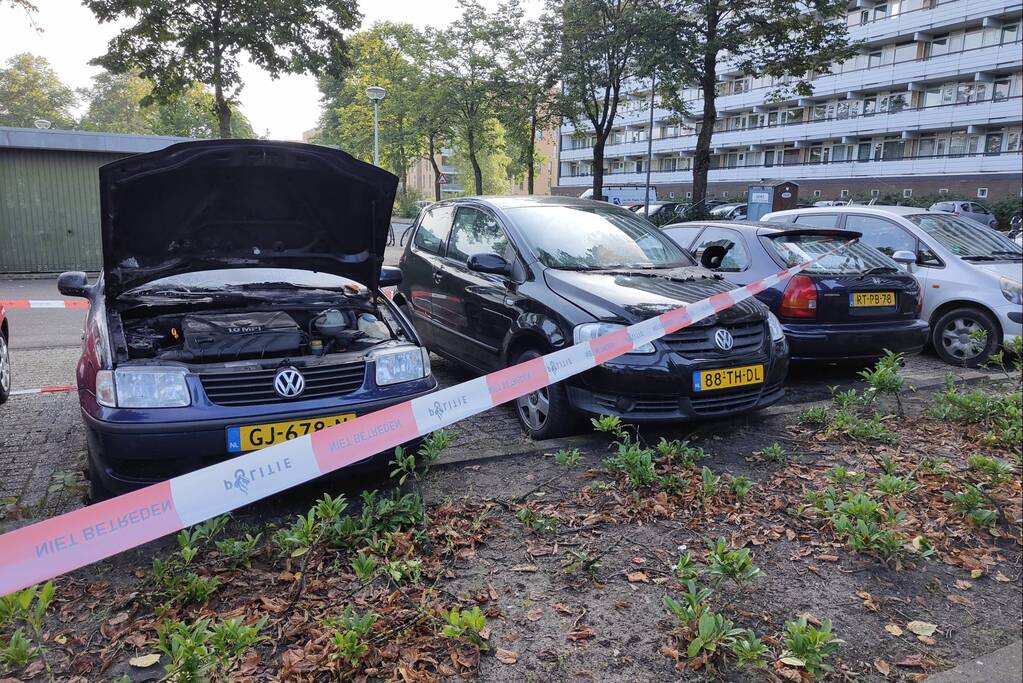 Enorme schade bij forse autobranden