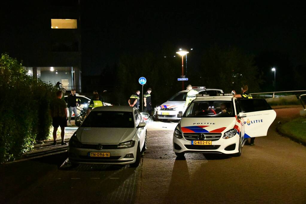 Scooter crasht bij achtervolging