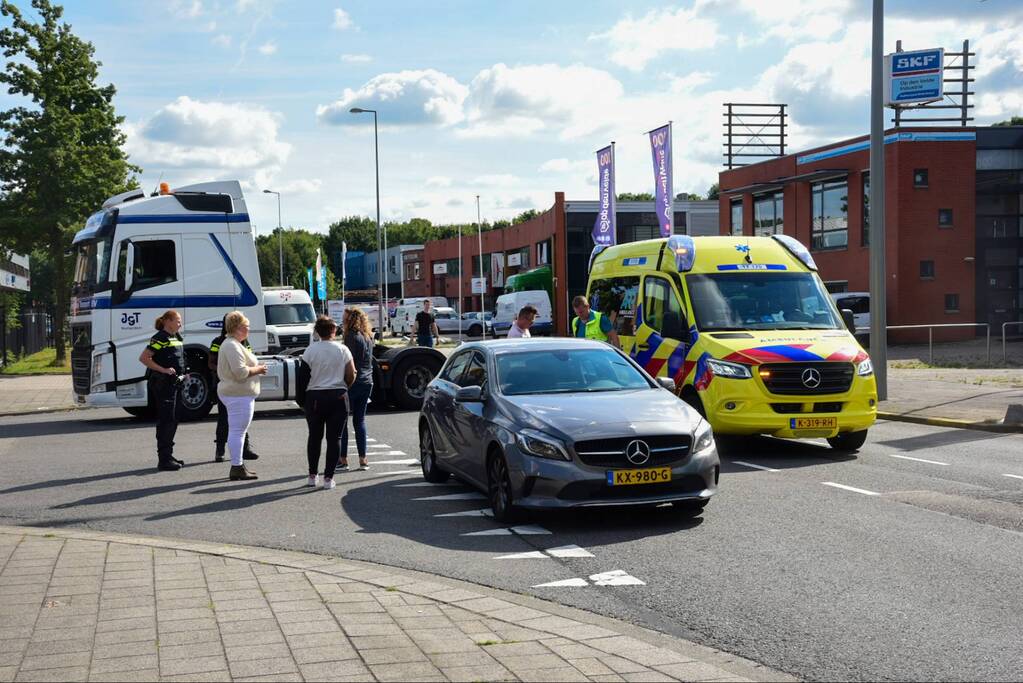 Scooterrijder valt en raakt gewond