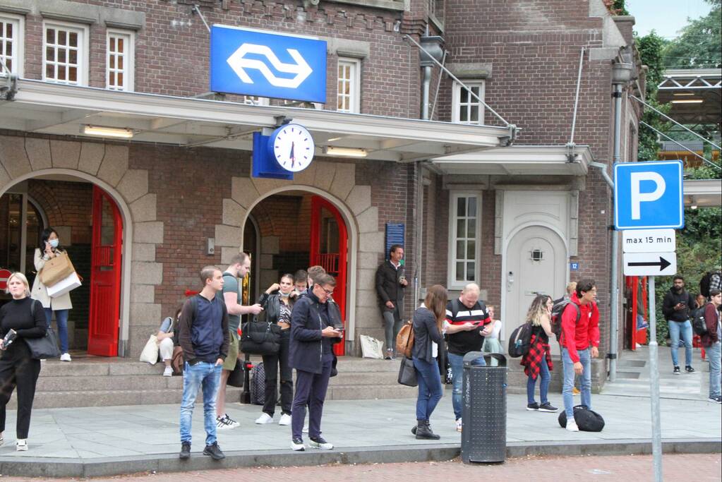 Drukte op treinstation door landelijke storing