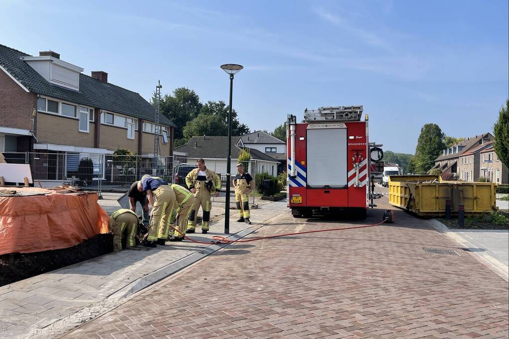 Voor de derde keer een gaslekkage bij werkzaamheden