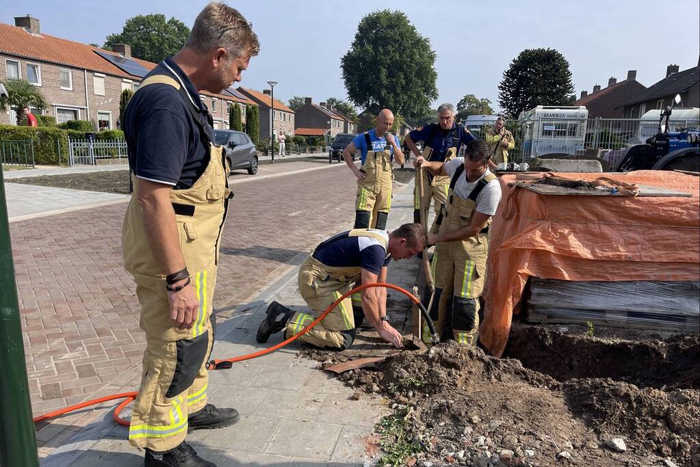 Voor de derde keer een gaslekkage bij werkzaamheden