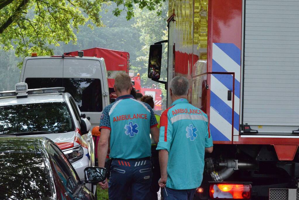 Uitslaande brand in stal met 300 varkens