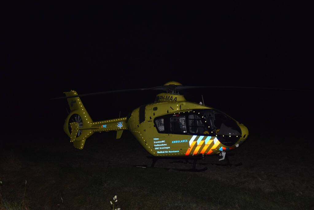 Persoon zwaargewond na ongeval met brommer