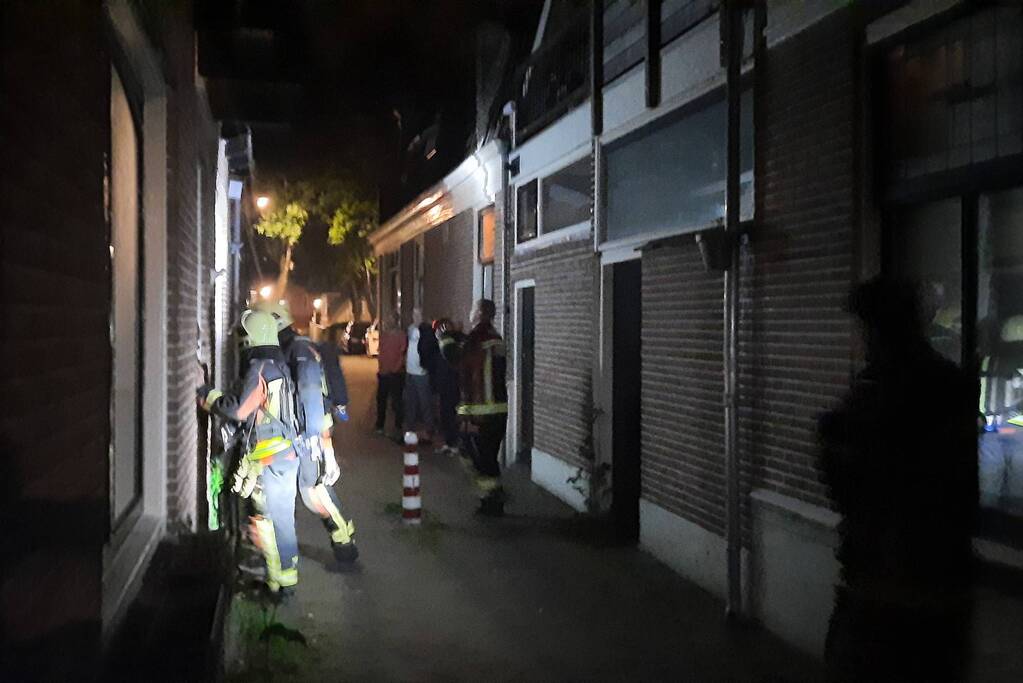 Woning vol rook door vergeten pan