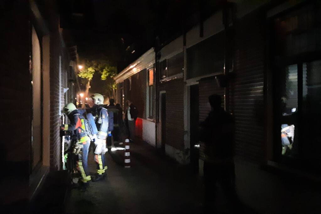 Woning vol rook door vergeten pan