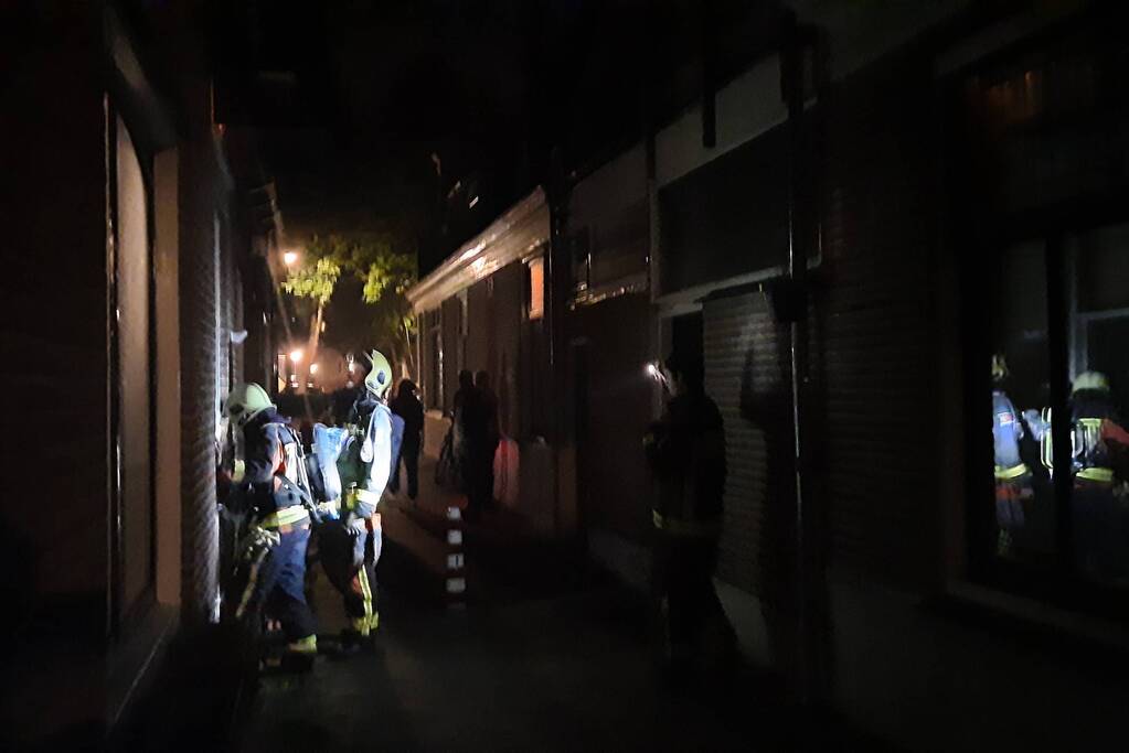 Woning vol rook door vergeten pan