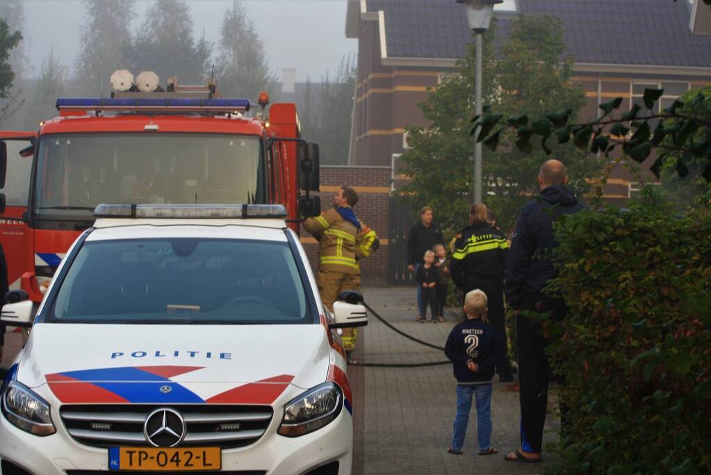 Brand in woning door vergeten pan