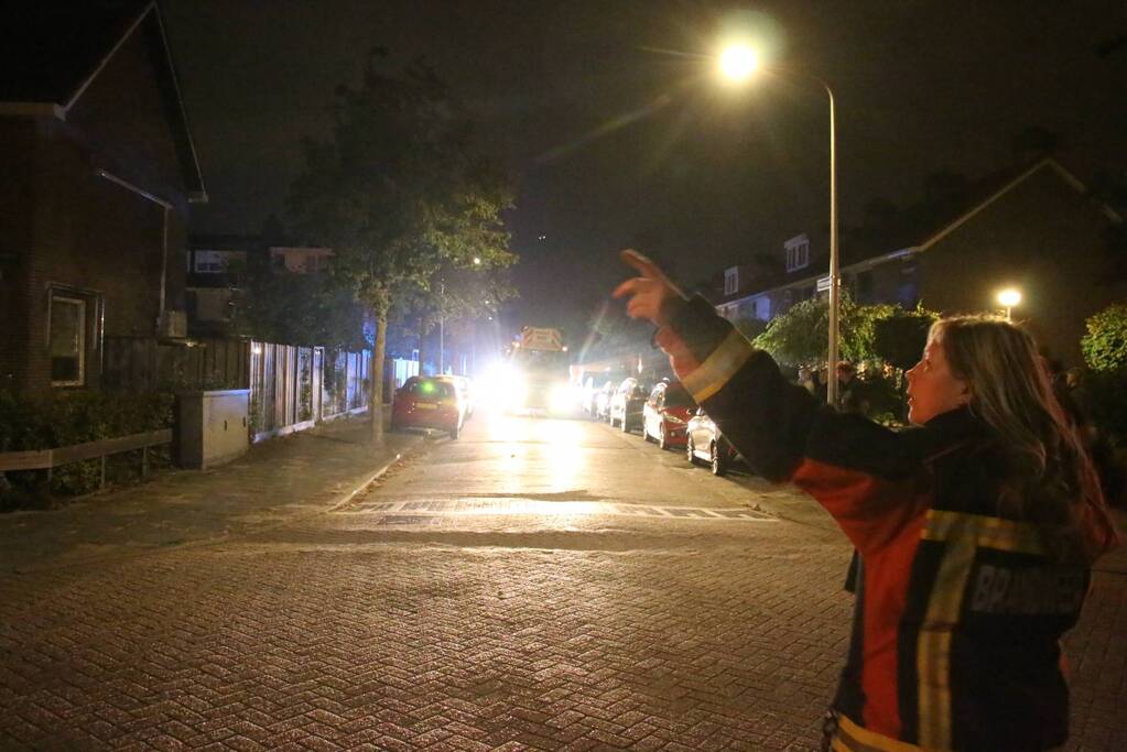 Traumahelikopter landt voor melding in woning