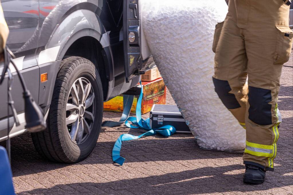 Bewoner aangehouden na vondst 500kg illegaal vuurwerk