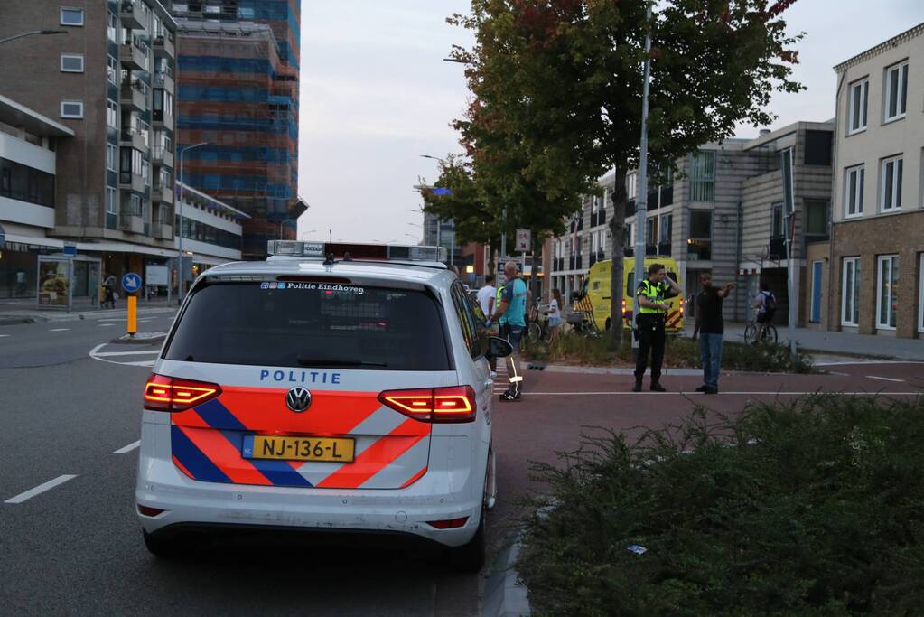 Fiets in de kreukels na aanrijding met auto