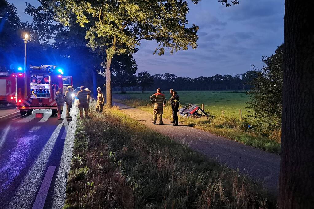 Auto aangetroffen in sloot