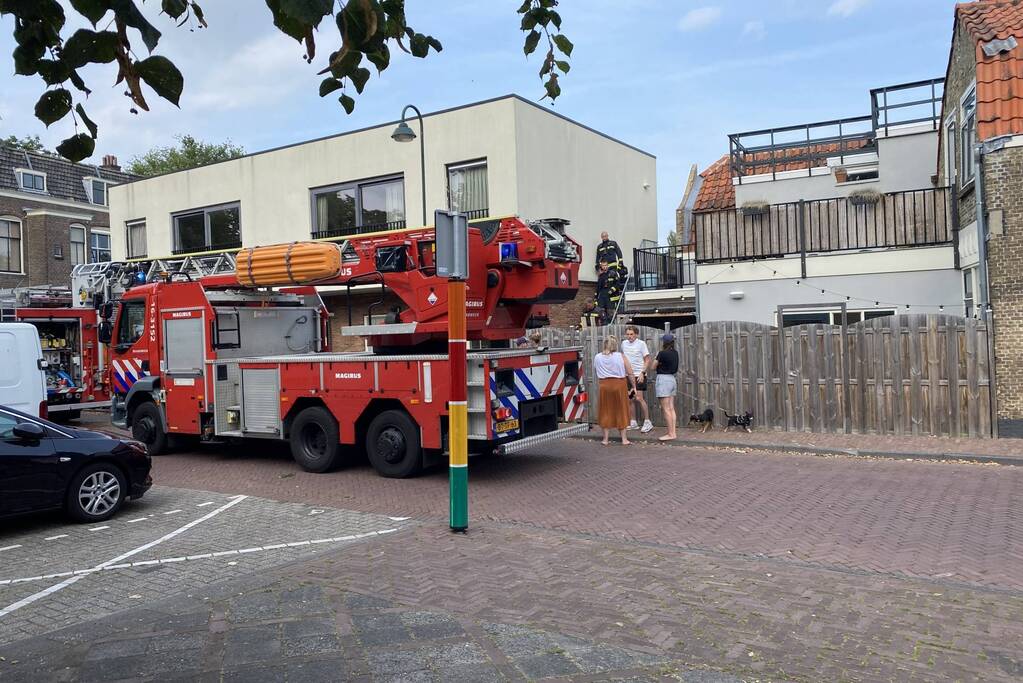 Bewoner vergeet pannetje op vuur en vat vlam