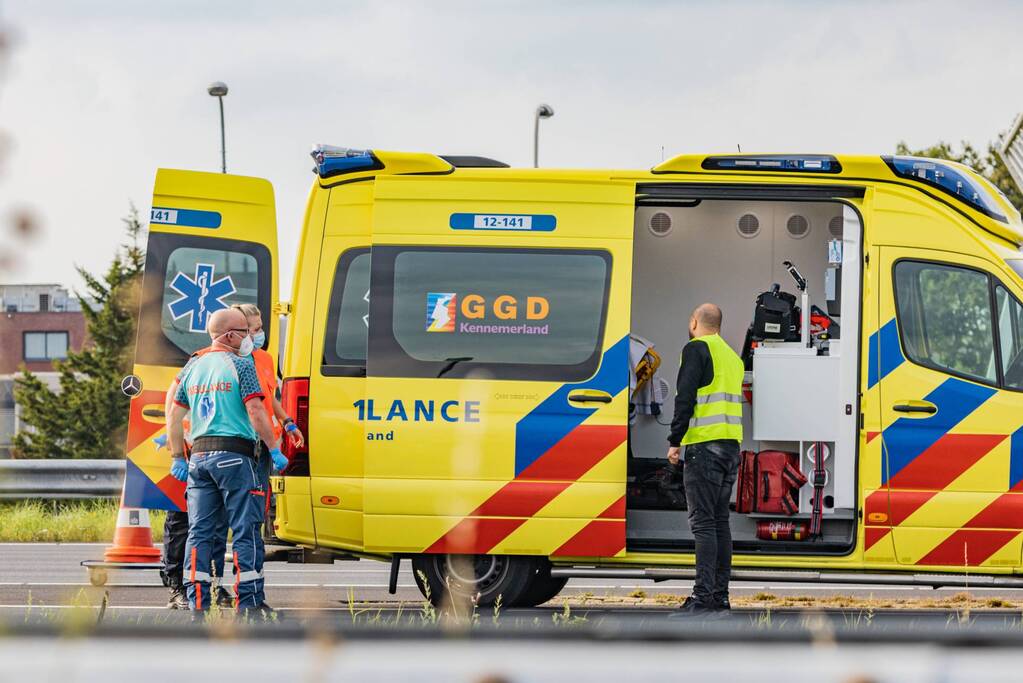 Veel schade bij ongeval met meerdere voertuigen