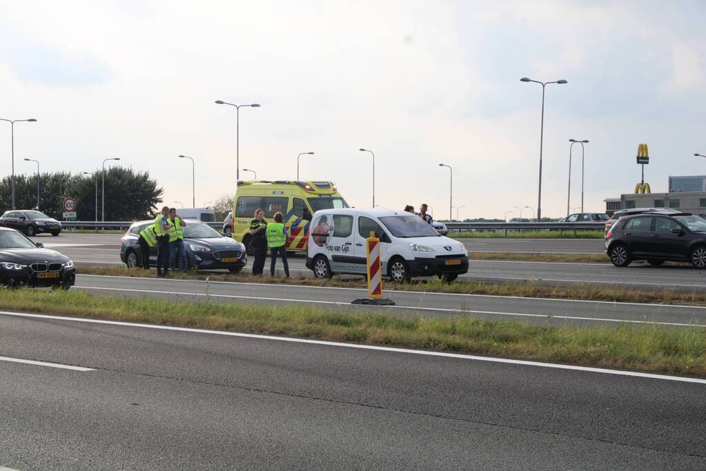 Veel schade bij ongeval met meerdere voertuigen