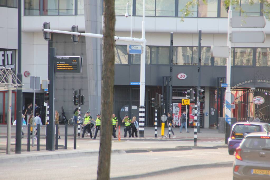 Veel politie op de been door voetbalwedstrijd