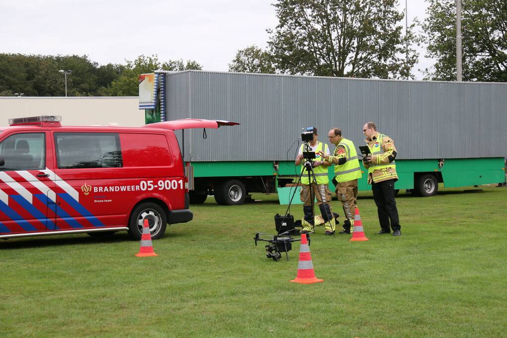 Uitslaande brand bij De Bowlingboerderij