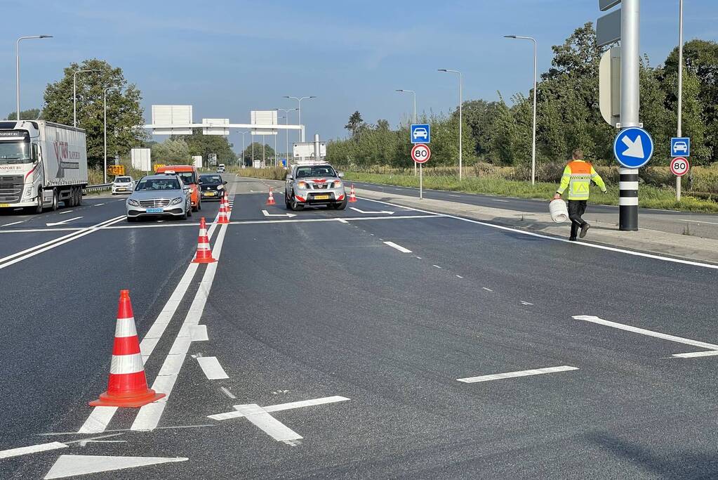 Flinke schade bij botsing op kruising