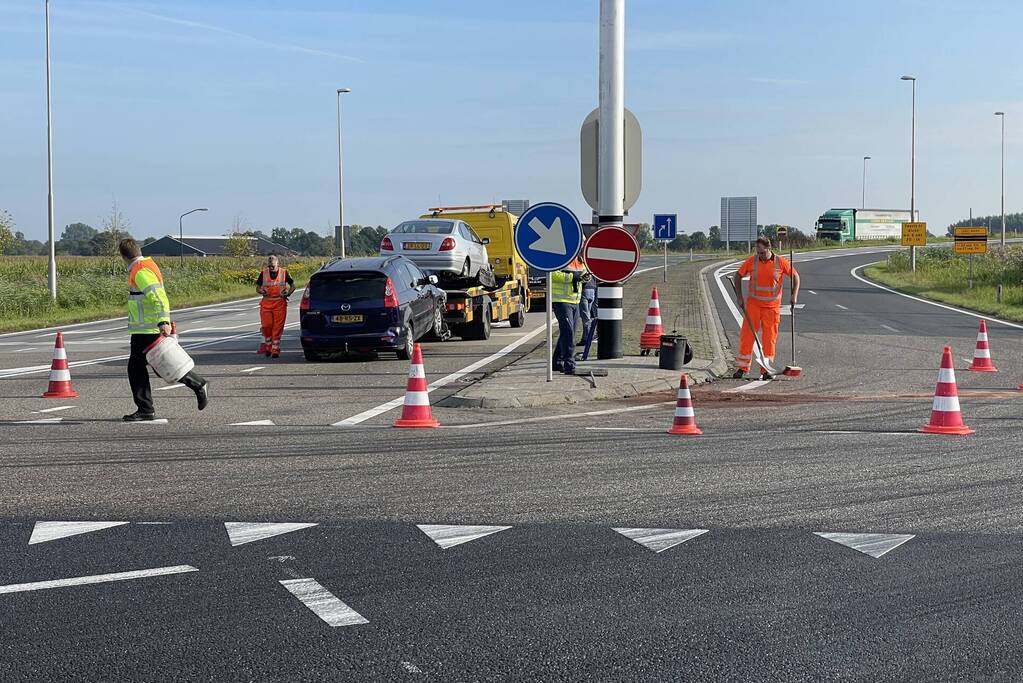 Flinke schade bij botsing op kruising
