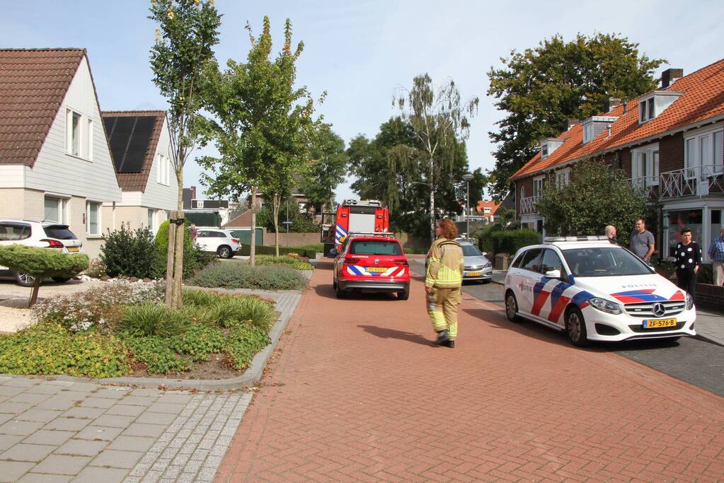 Brandweer doet onderzoek naar incident