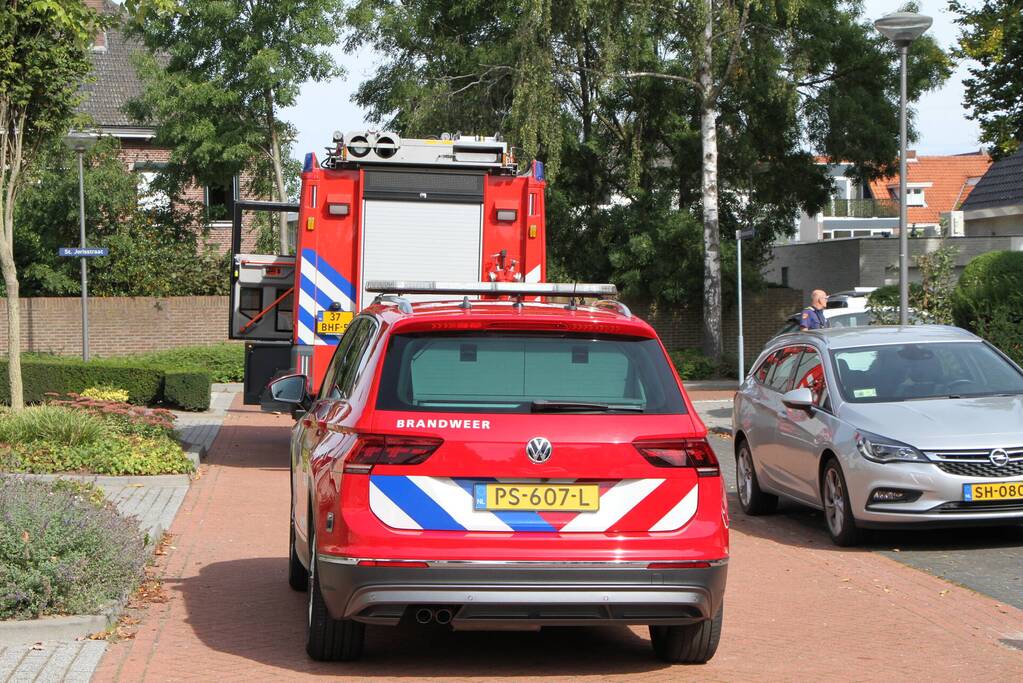 Brandweer doet onderzoek naar incident