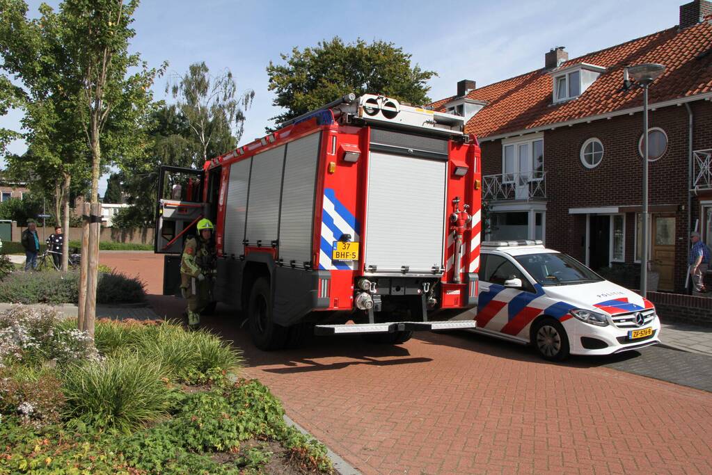 Brandweer doet onderzoek naar incident