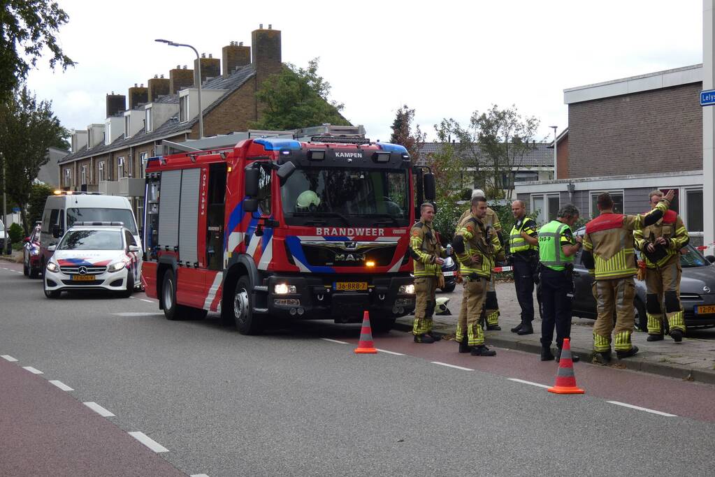 Flat ontruimd door gaslucht