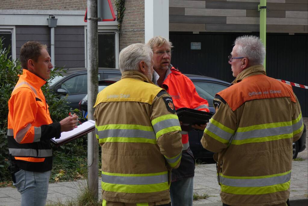 Flat ontruimd door gaslucht