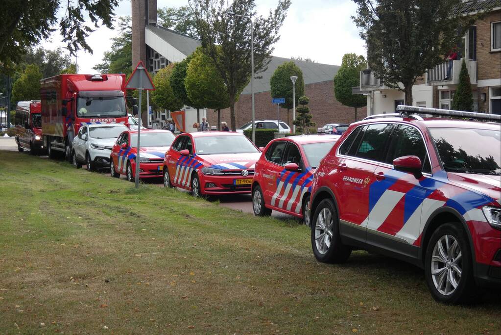 Flat ontruimd door gaslucht