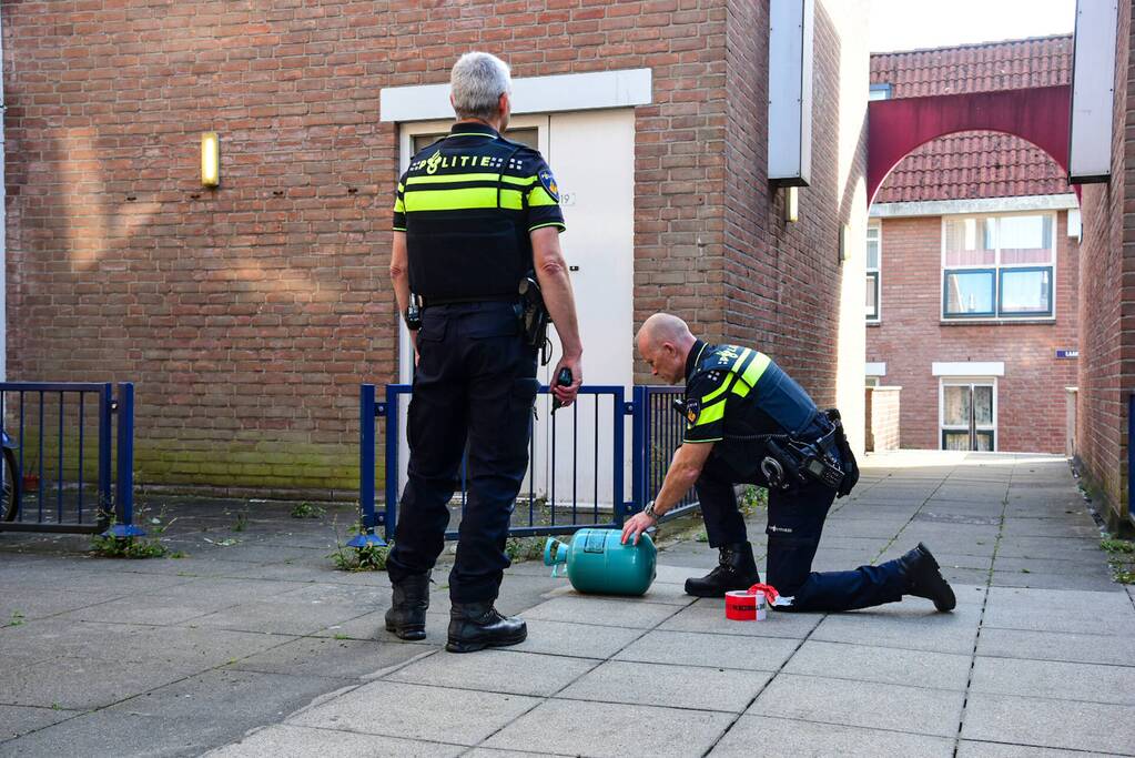 Politie houdt persoon aan na dreiging met gaskraan