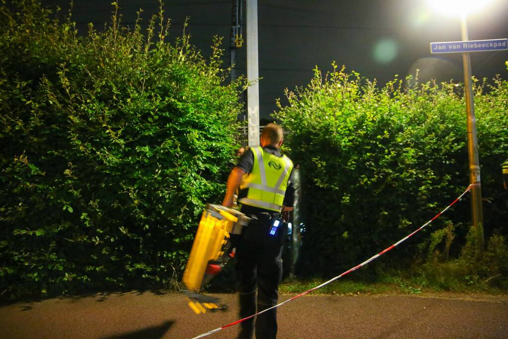 Geen treinverkeer mogelijk na aanrijding