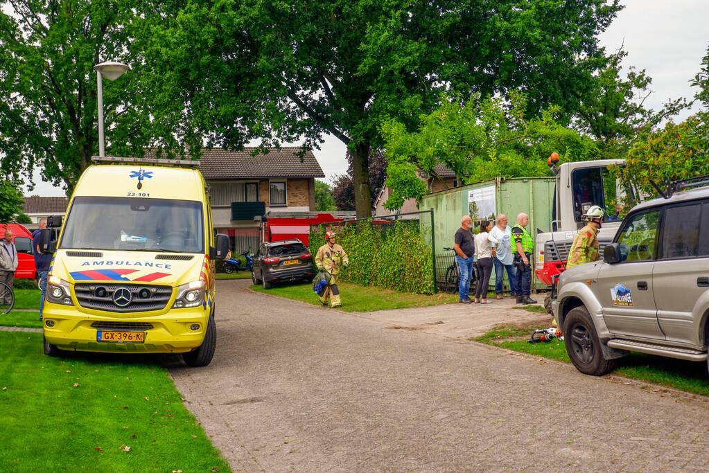 Man ernstig gewond bij werkzaamheden bouwplaats
