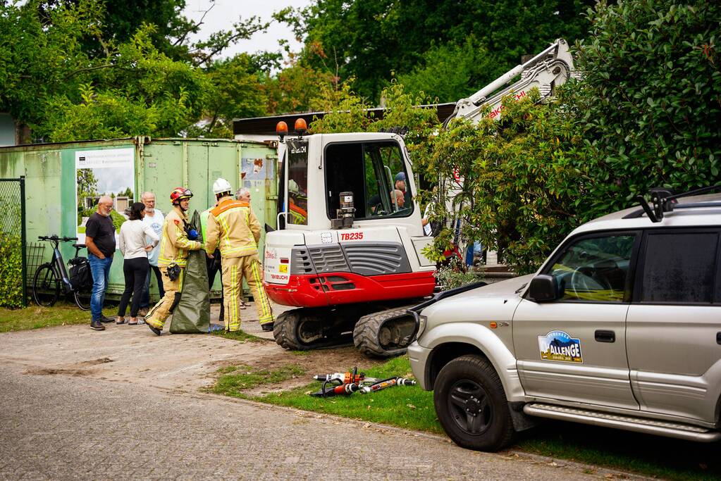 Man ernstig gewond bij werkzaamheden bouwplaats