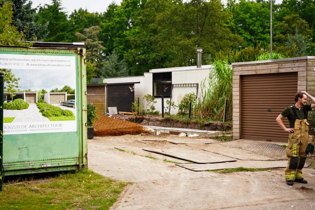 Man ernstig gewond bij werkzaamheden bouwplaats