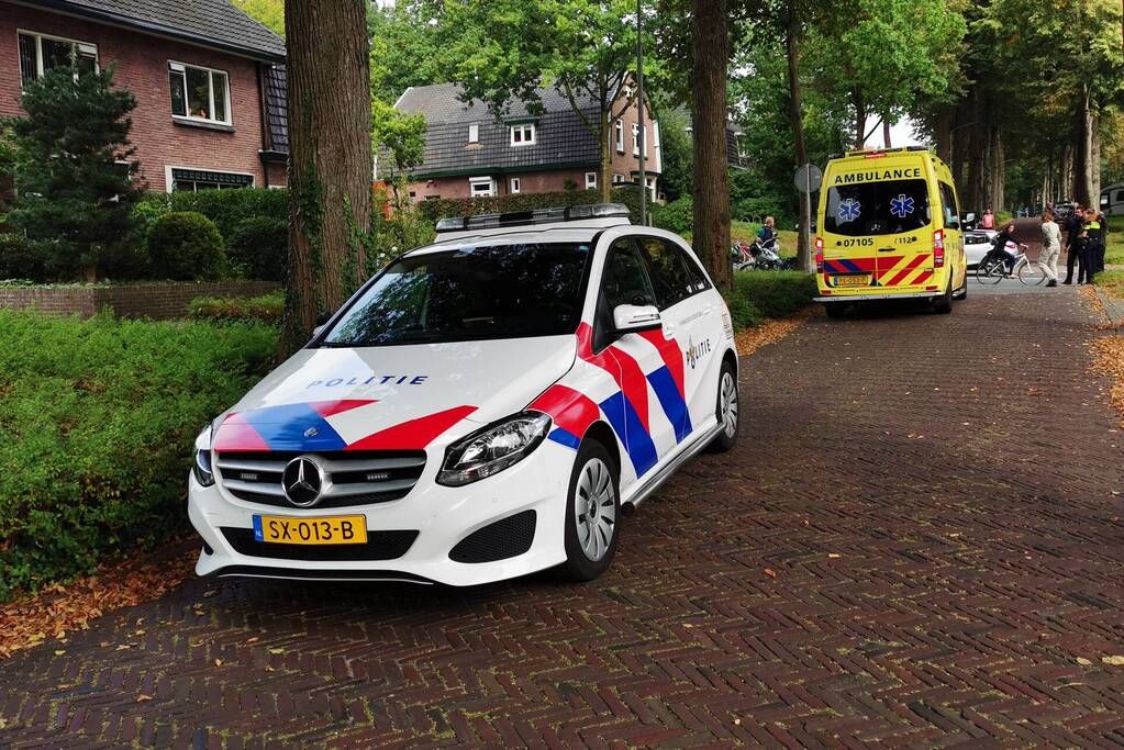 Fietser gewond bij botsing met motor